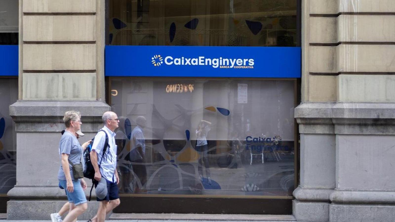 Offices of Caixa d'Enginyers on Via Laietana in Barcelona