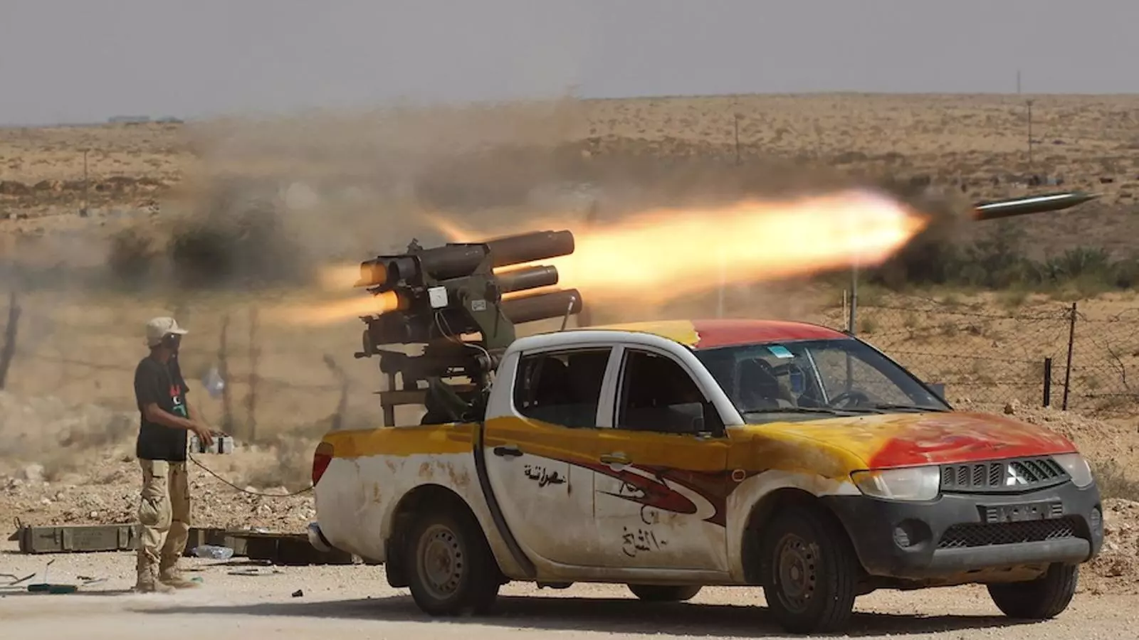 Combatents rebels a els a Beni Ualid. REUTERS