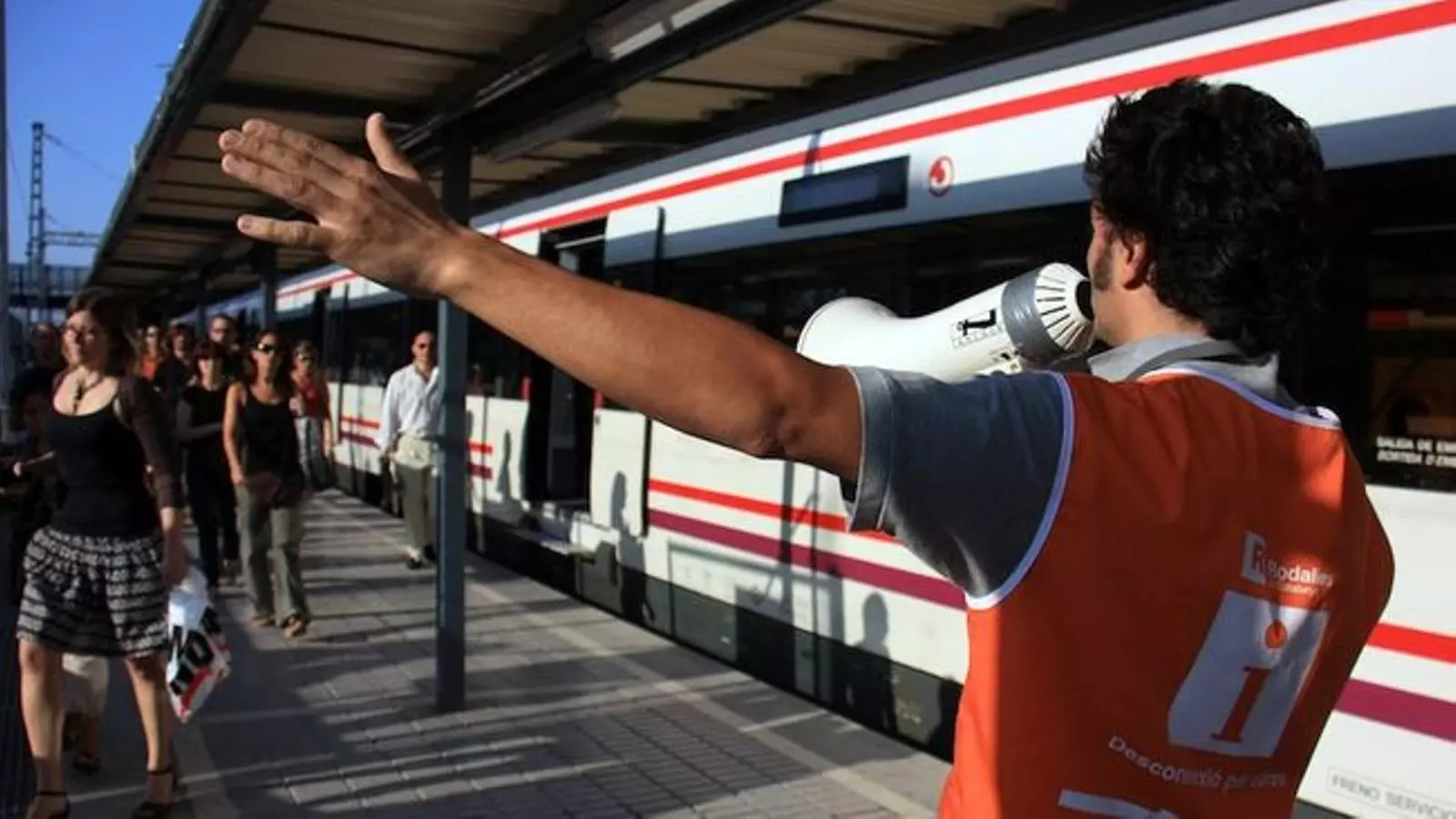 Usuaris afectats pels retards de Rodalies