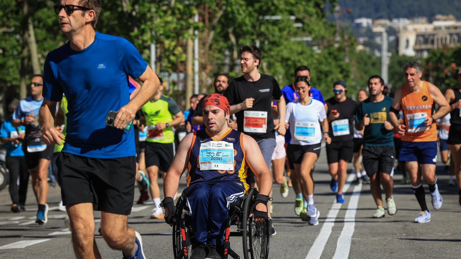 The 46th edition of the El Corte Inglés Race has teamed up this year with the Johan Cruyff Foundation, which promotes sports projects for young people with disabilities.