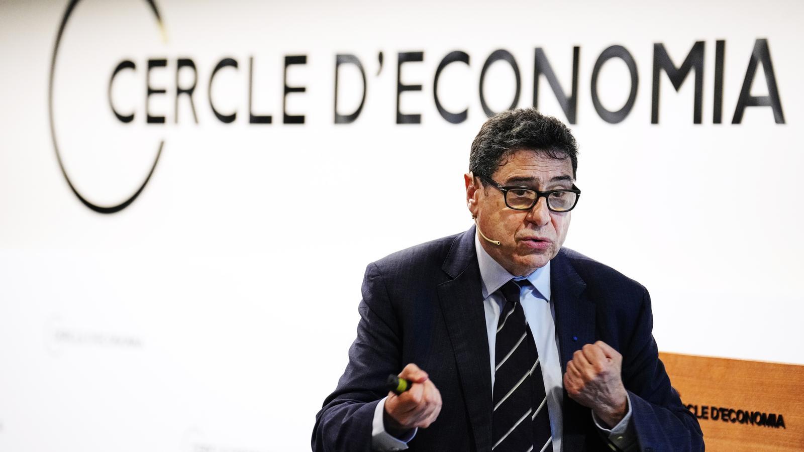 The Nobel Prize winner in Economics, Phillipe Aghion, at the Cercle d'Economia