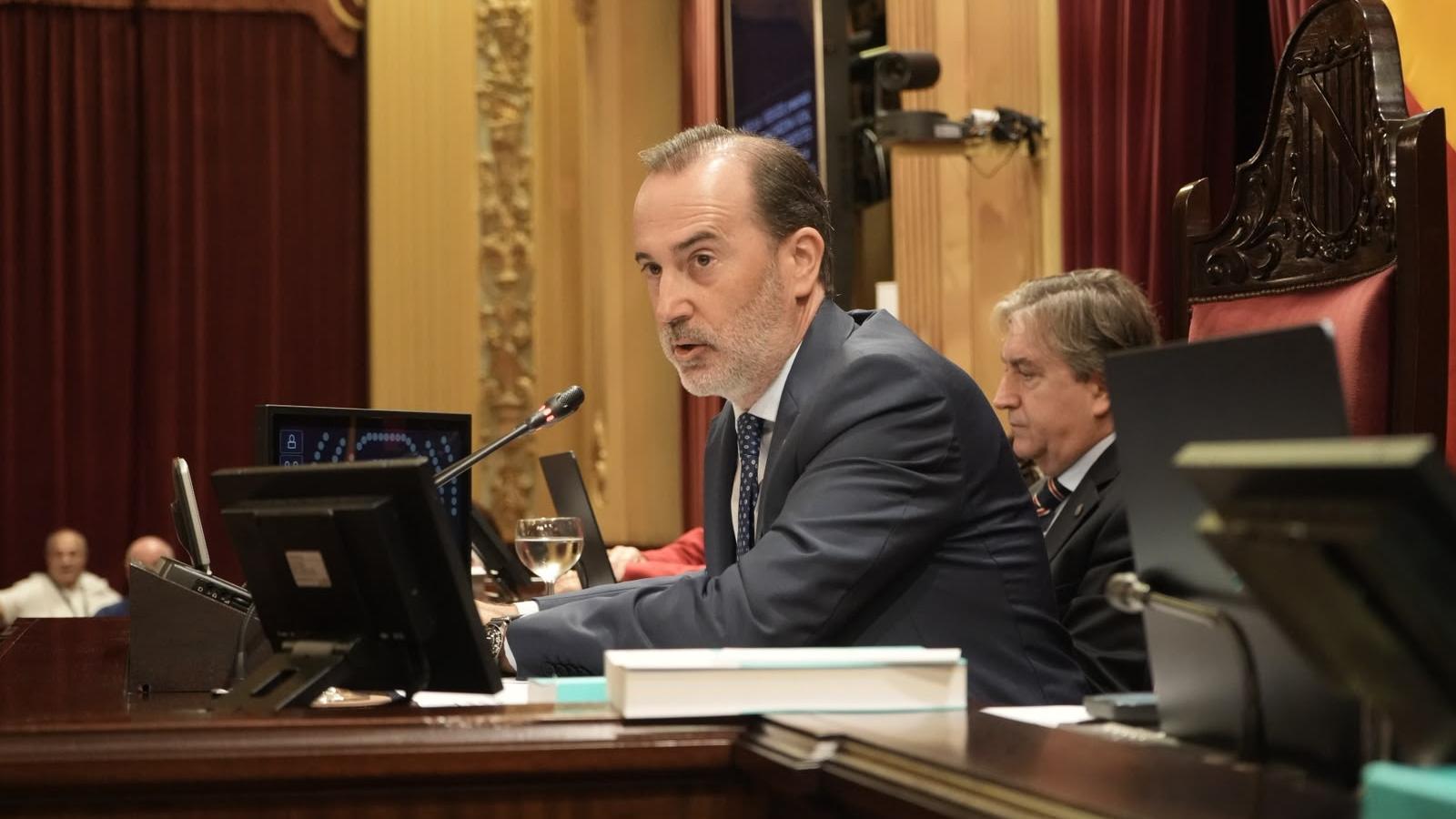 Gabriel Le Senne aquest matí al Parlament