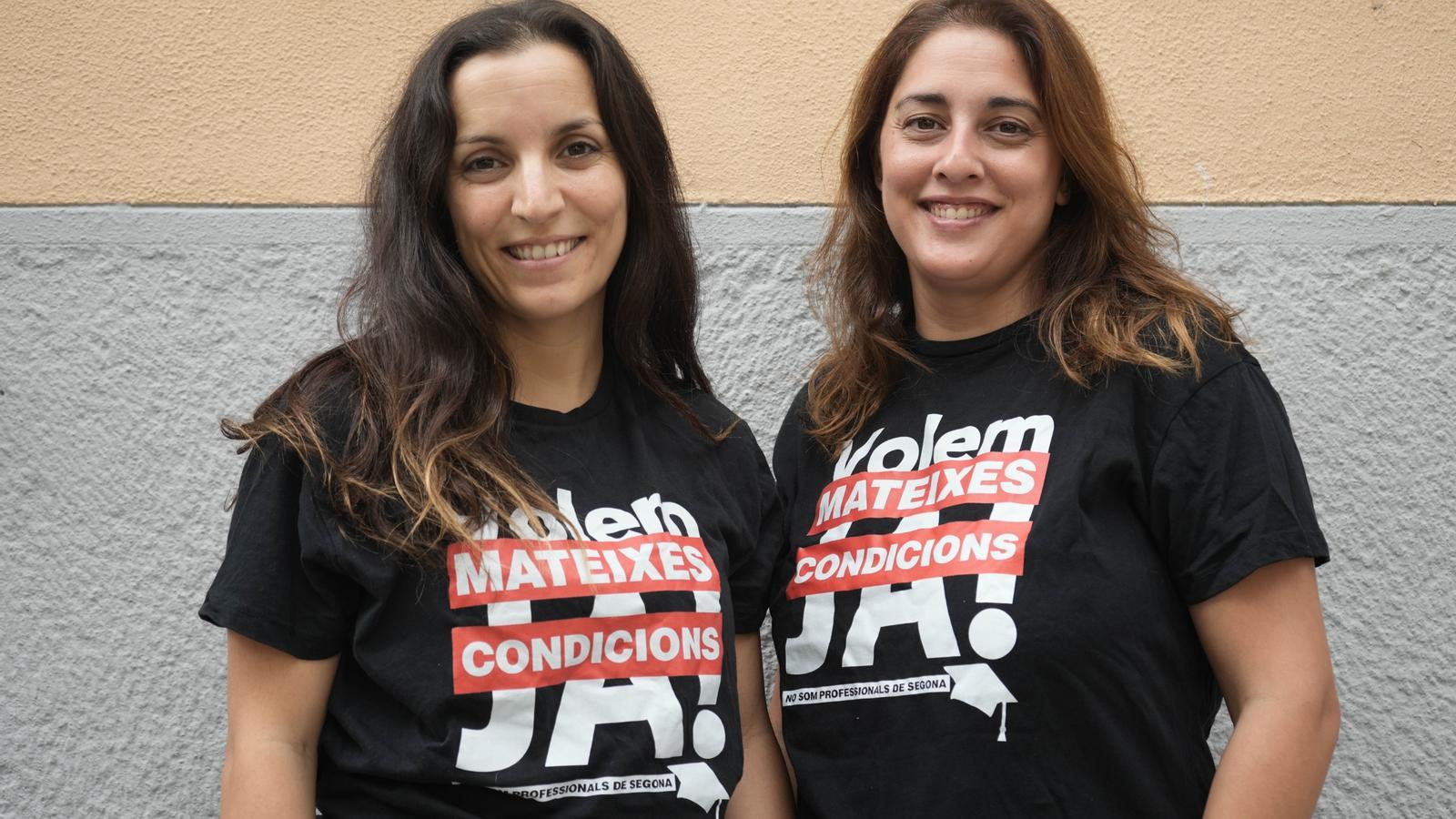 Clara Ruiz i Marga Isern.
