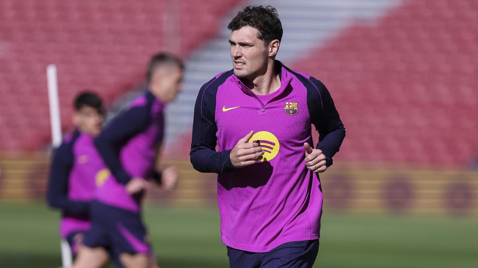 Christensen durante un entrenamiento