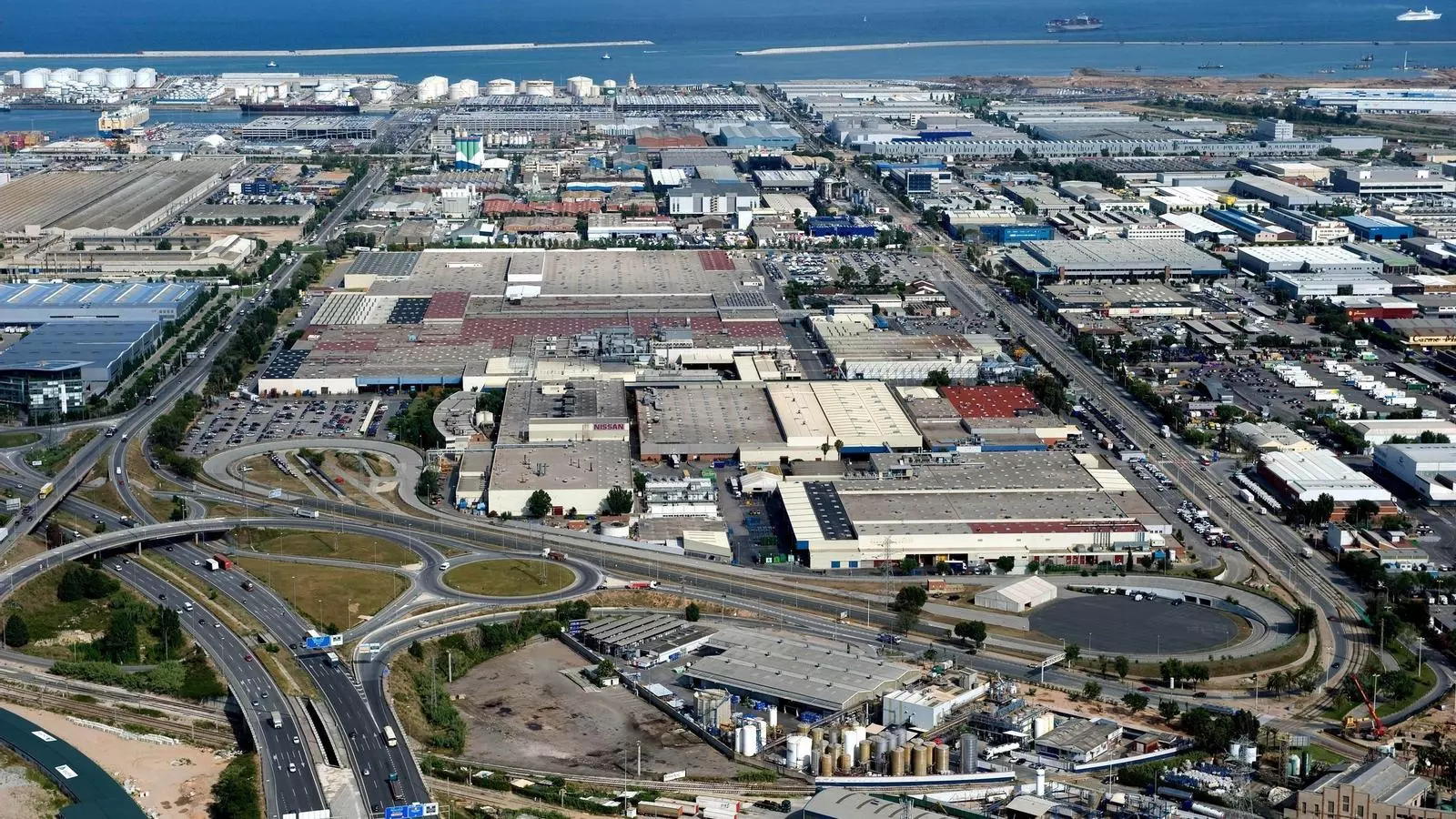 La planta de Nissan de la Zona Franca de Barcelona.