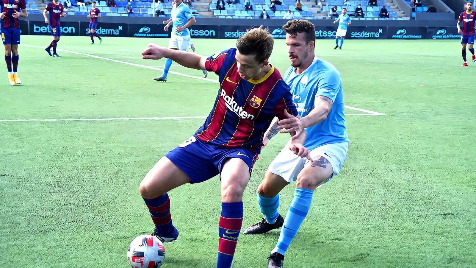L’Eivissa - Barça B es va disputar a l’estadi de Can Misses.