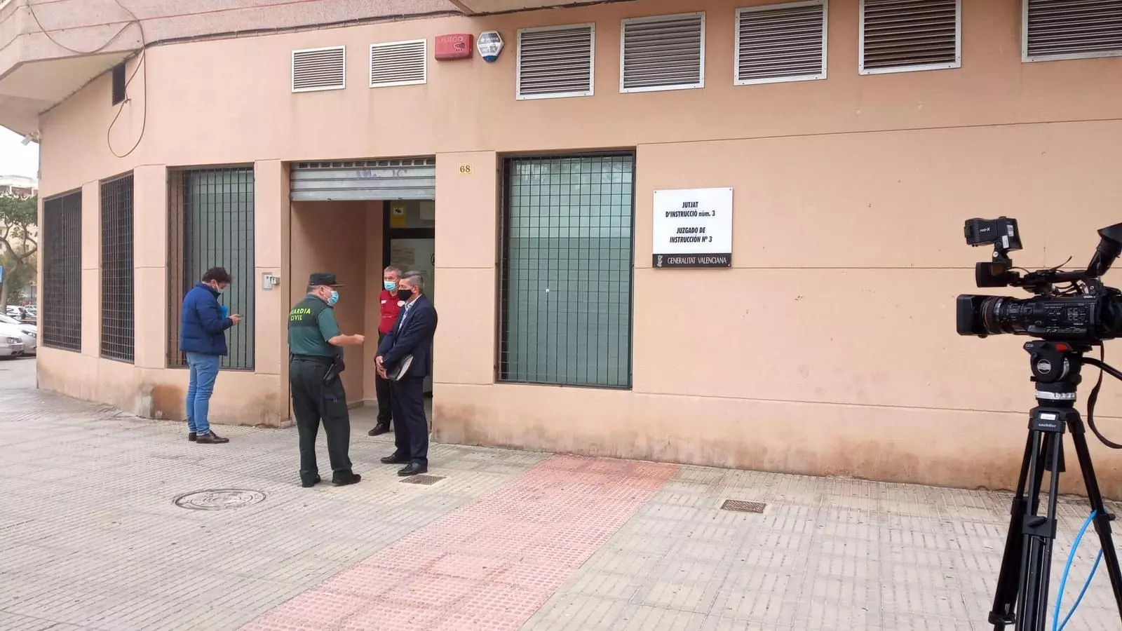 Façana del jutjat d'instrucció número 3 de Gandia