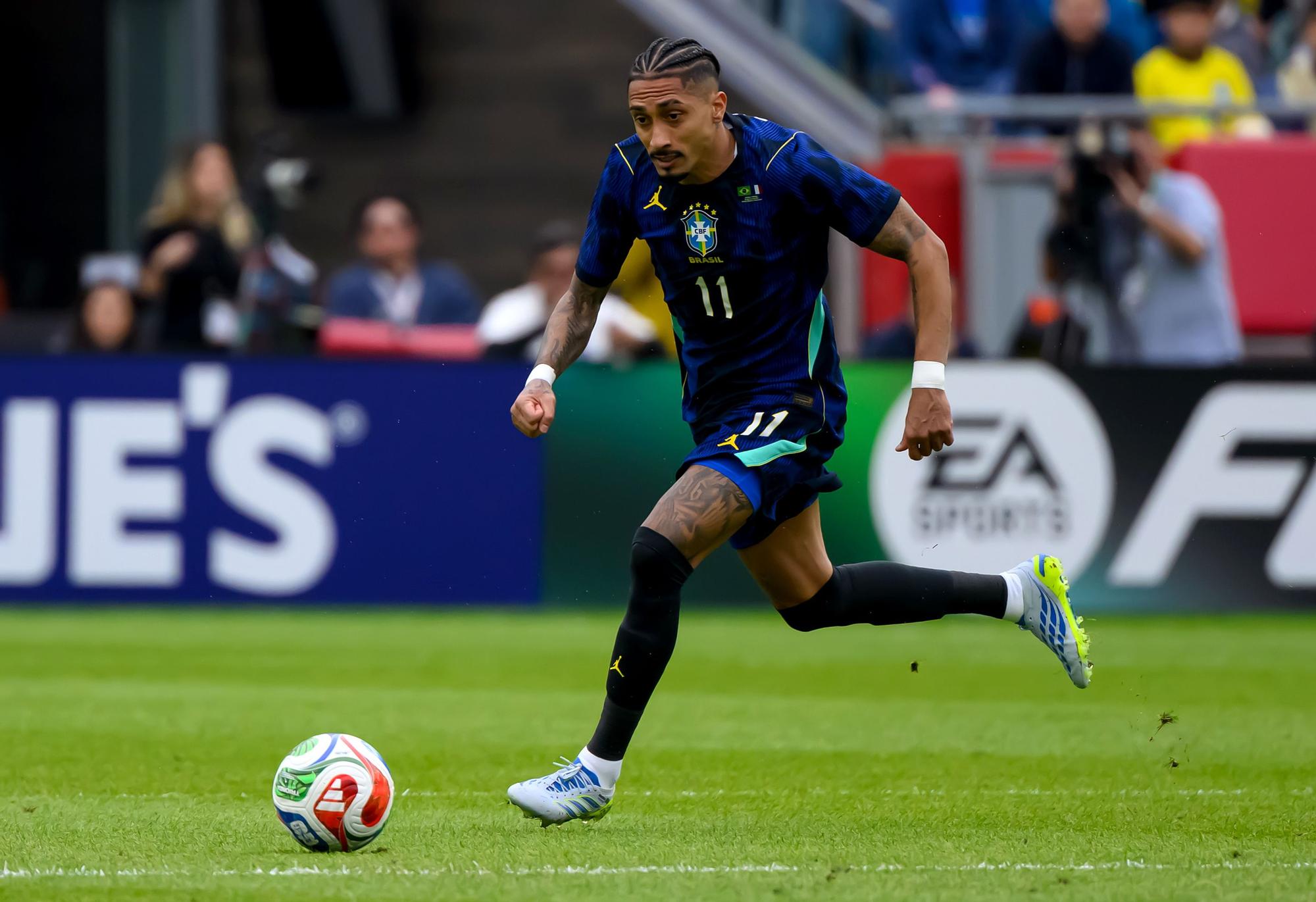 Raphinha es va lesionar amb la selecció del Brasil