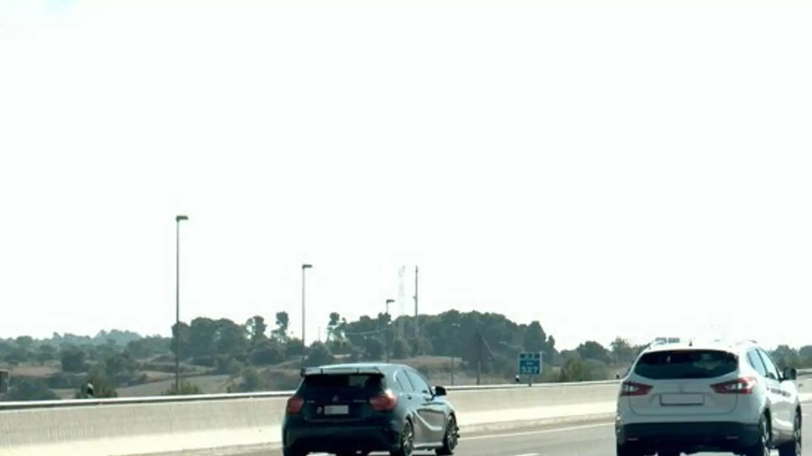El vehicle que circulava a 211 km/h per l'A-2, a la comarca de la Segarra.