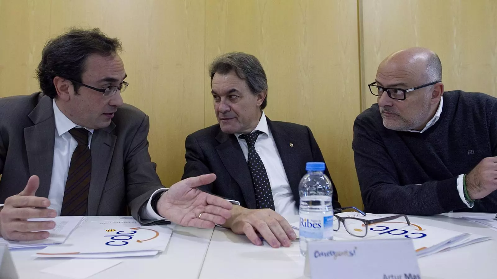 Mas s'ha reunit amb la plana major de CDC aquest dilluns al matí / PERE TORDERA