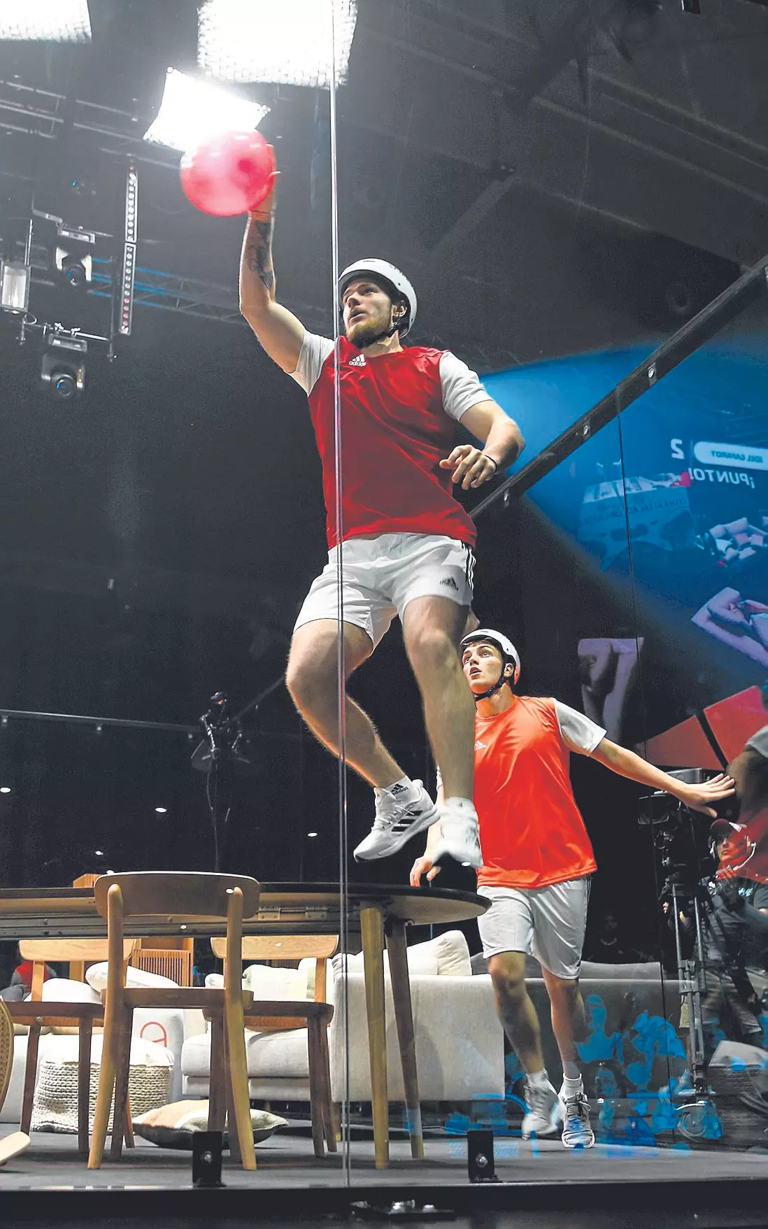 Un dels moments de la prova del Mundial del globus impulsat per Ibai Llanos i Gerard Piqué