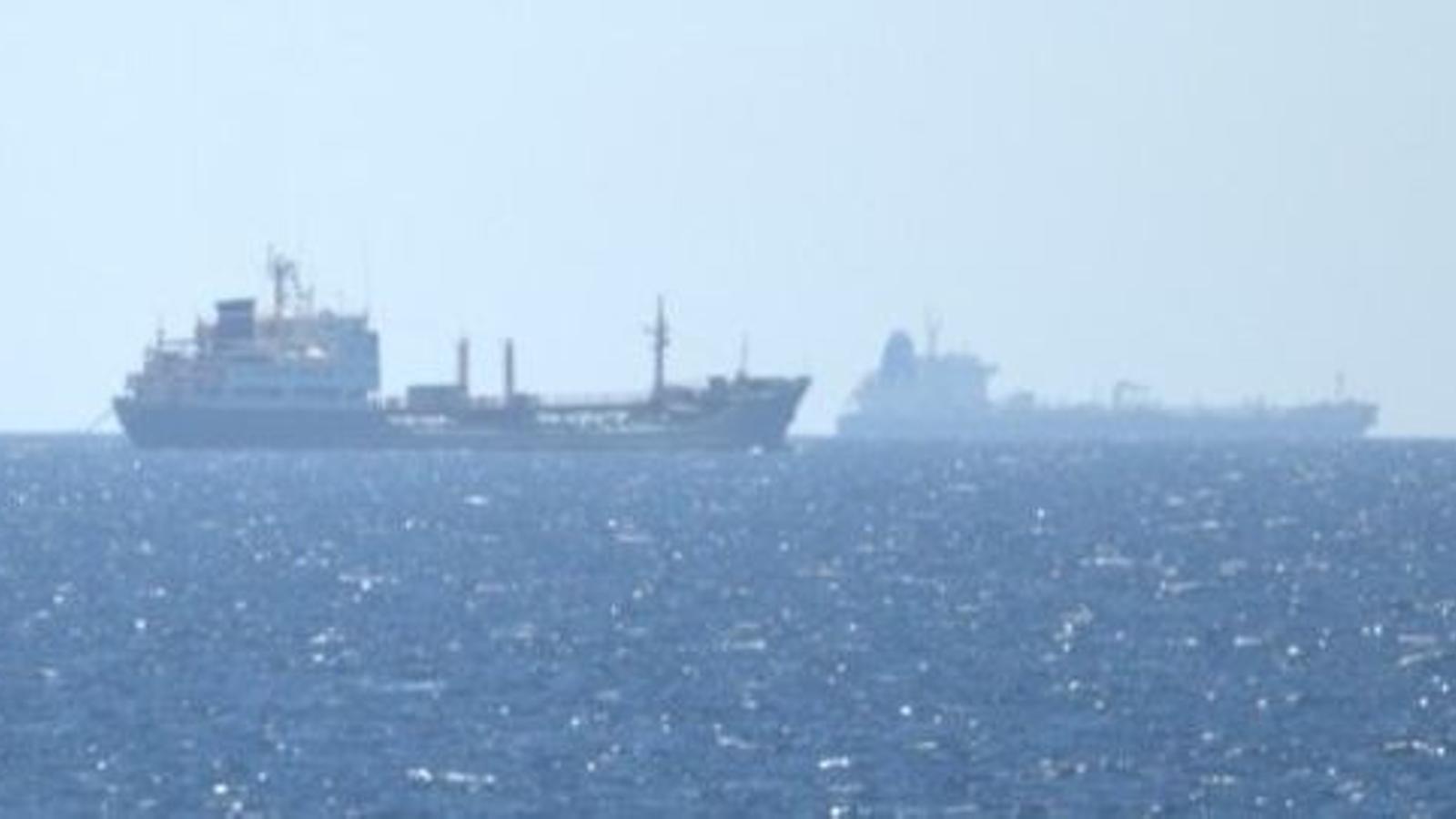 Els treix vaixells de l'exèrcit rus a Mallorca.