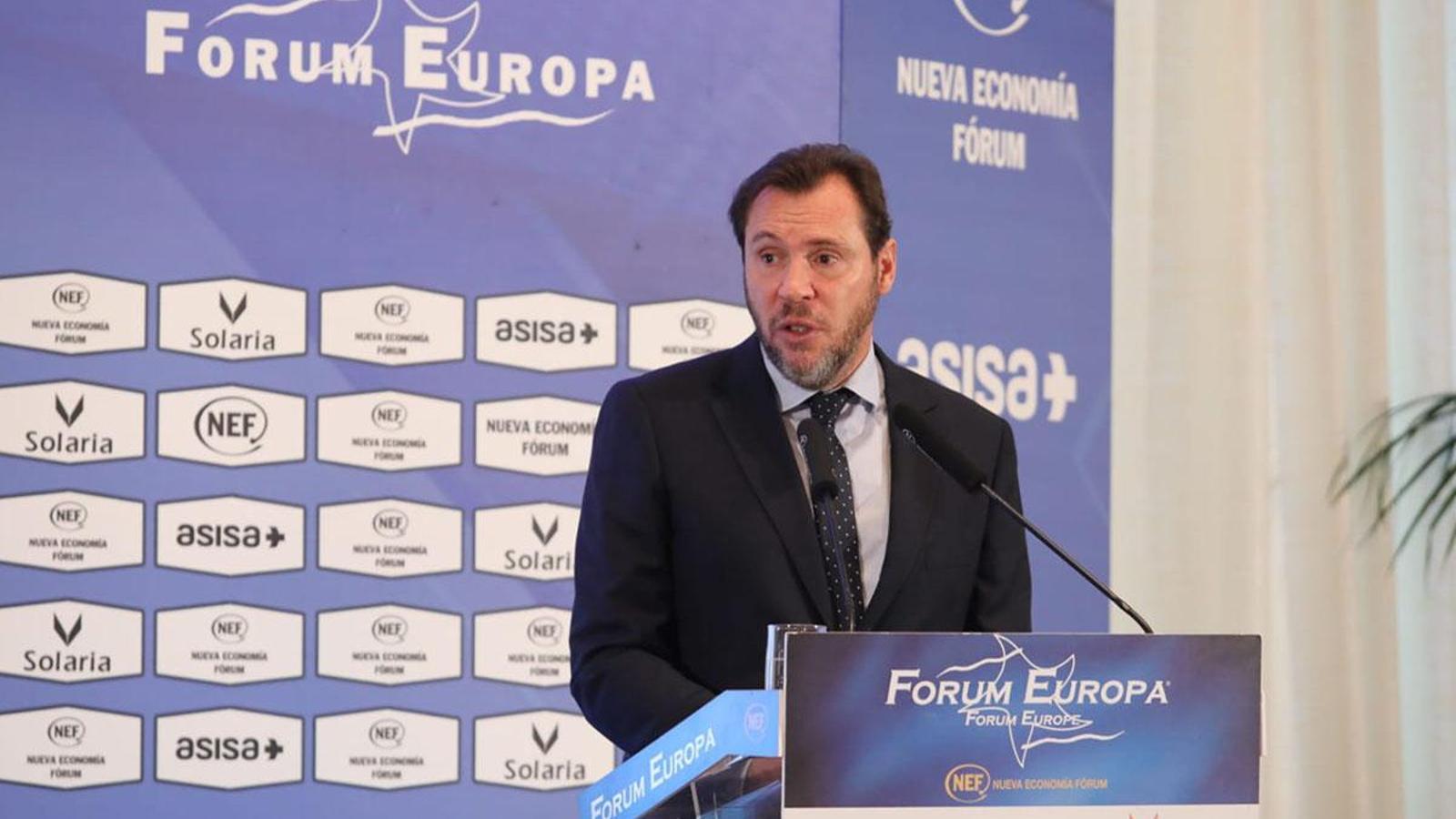 Óscar Puente, a la sessió d'aquest dilluns on ha criticat durament el Govern Balear.