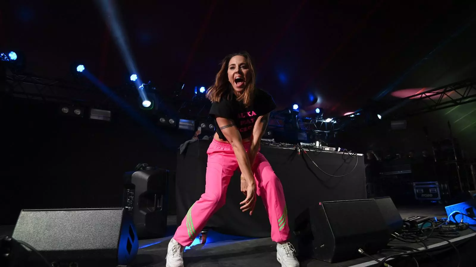 Mel C actua a William's Green durant el segon dia del Festival de Glastonbury a Worthy Farm, Pilton el 23 de juny de 2022
