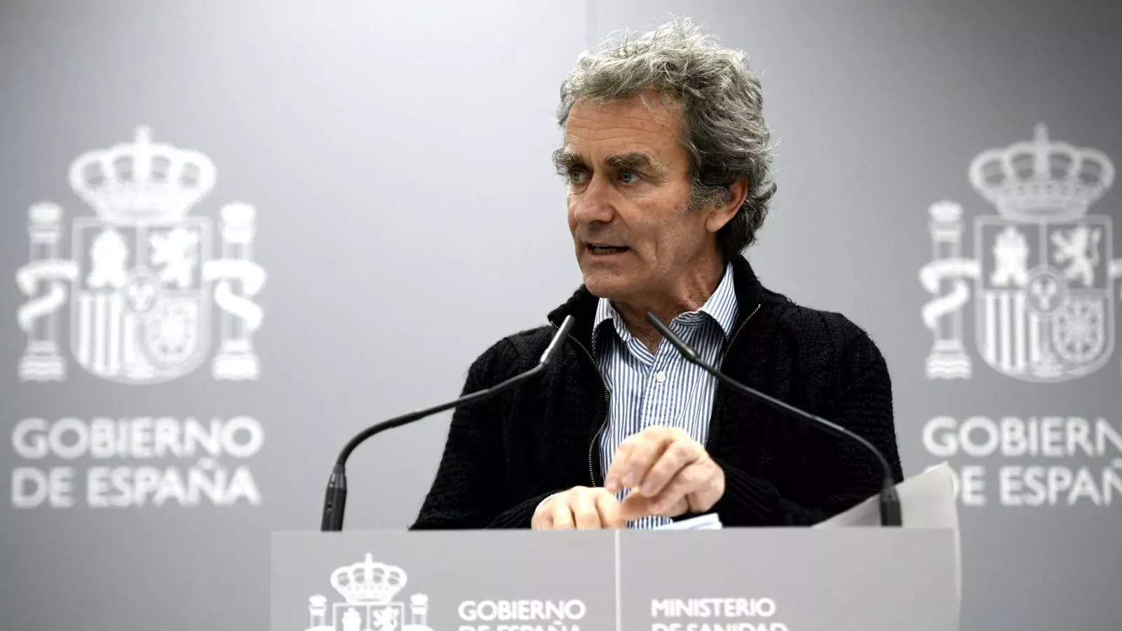 Roda de premsa del comitè tècnic de gestió del coronavirus d'Espanya