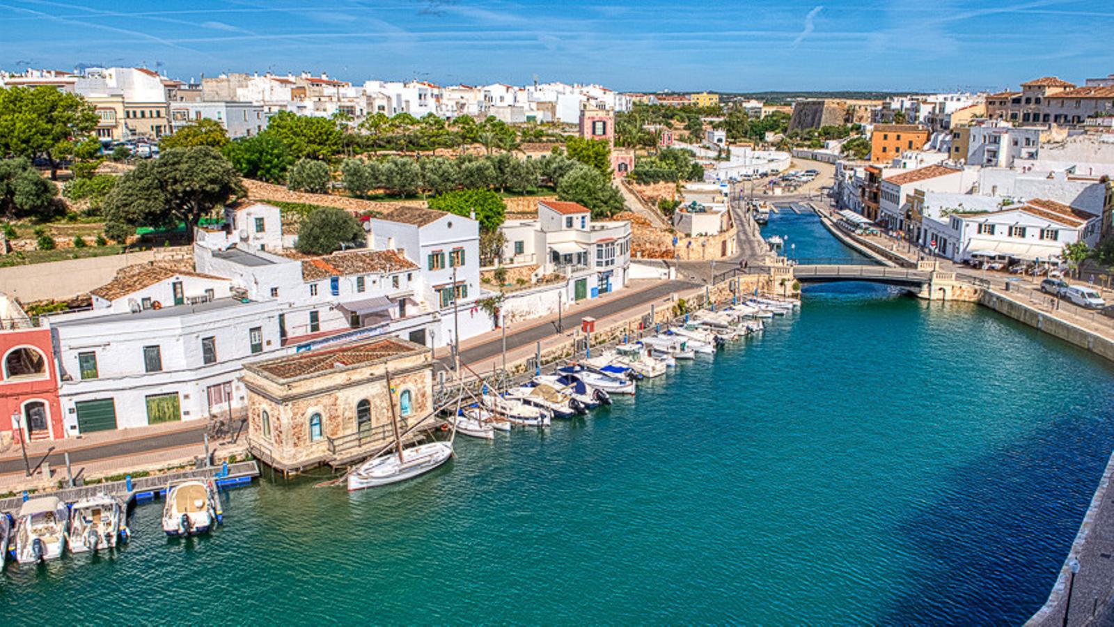 El port de Ciutadella.