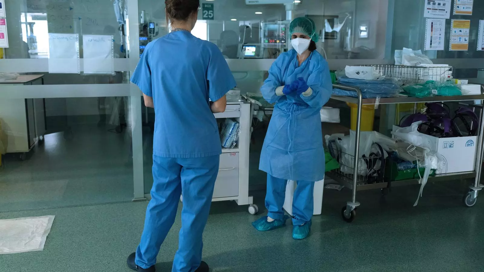 Infermeres de l'hospital Son Espases.