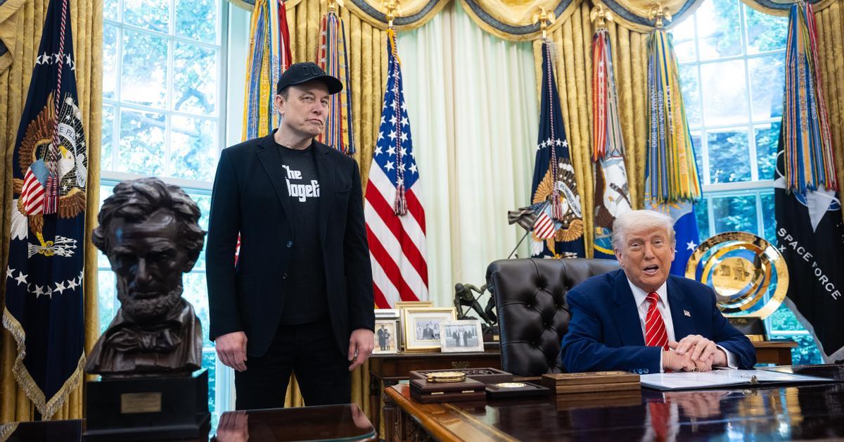 Musk torna a la cort de Trump a bord de l'Air Force One