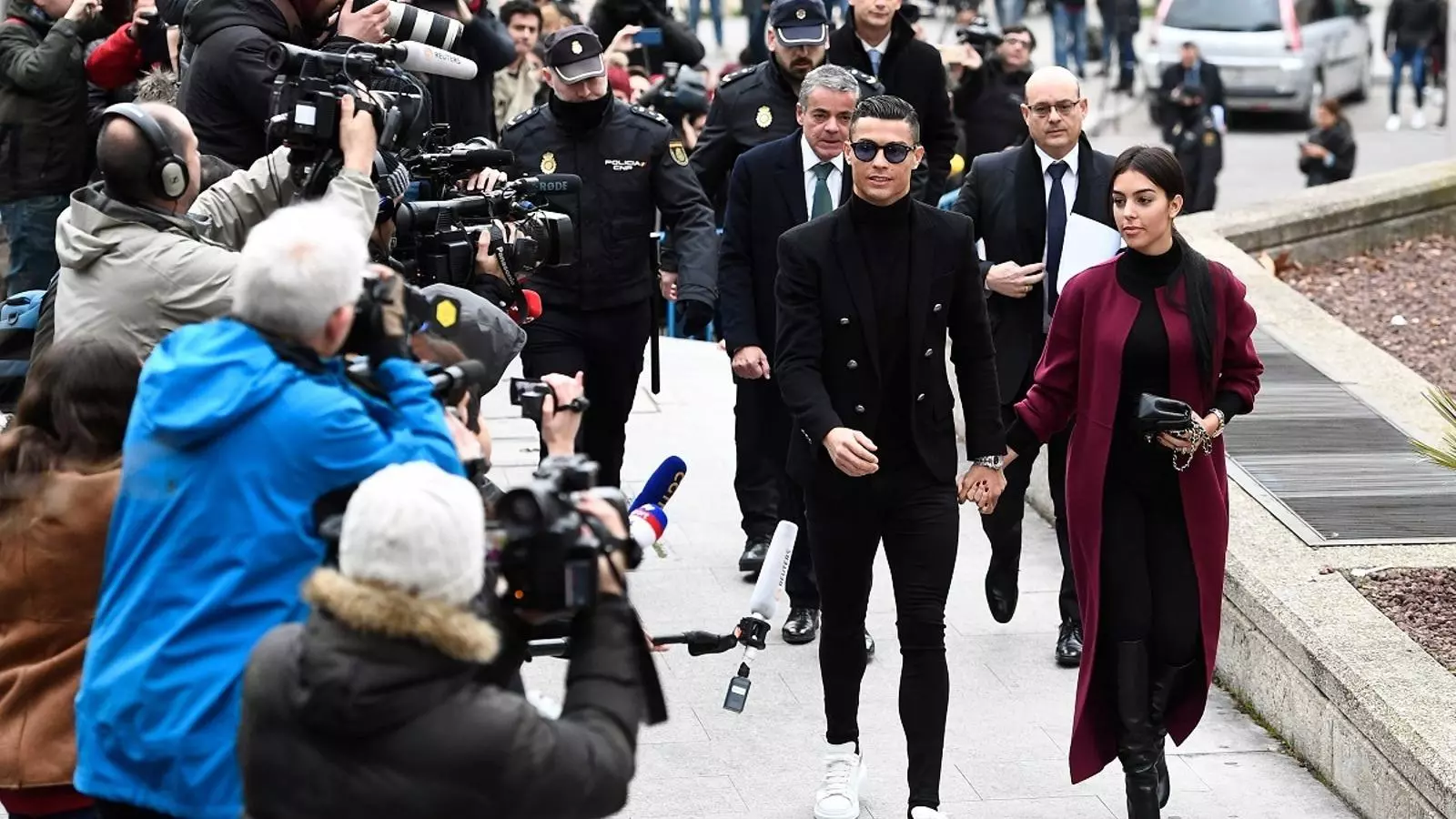 Cristiano Ronaldo arriba a l'Audiència Provincial de Madrid