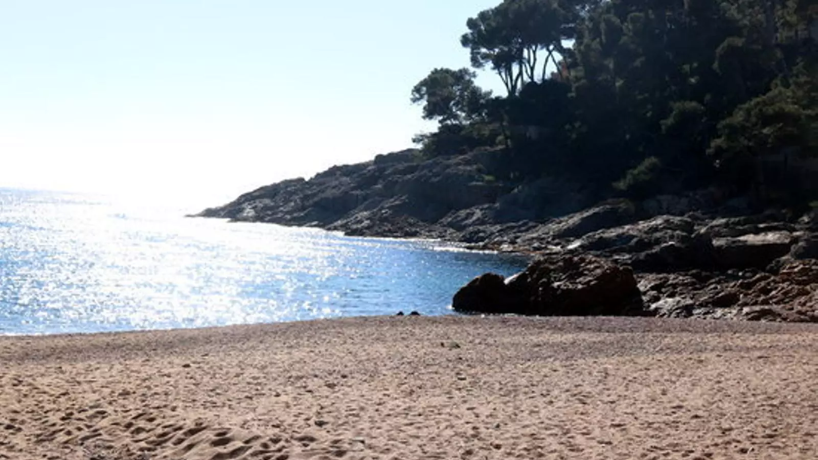 Imatge d'una cala de Tamariu, a Palafrugell