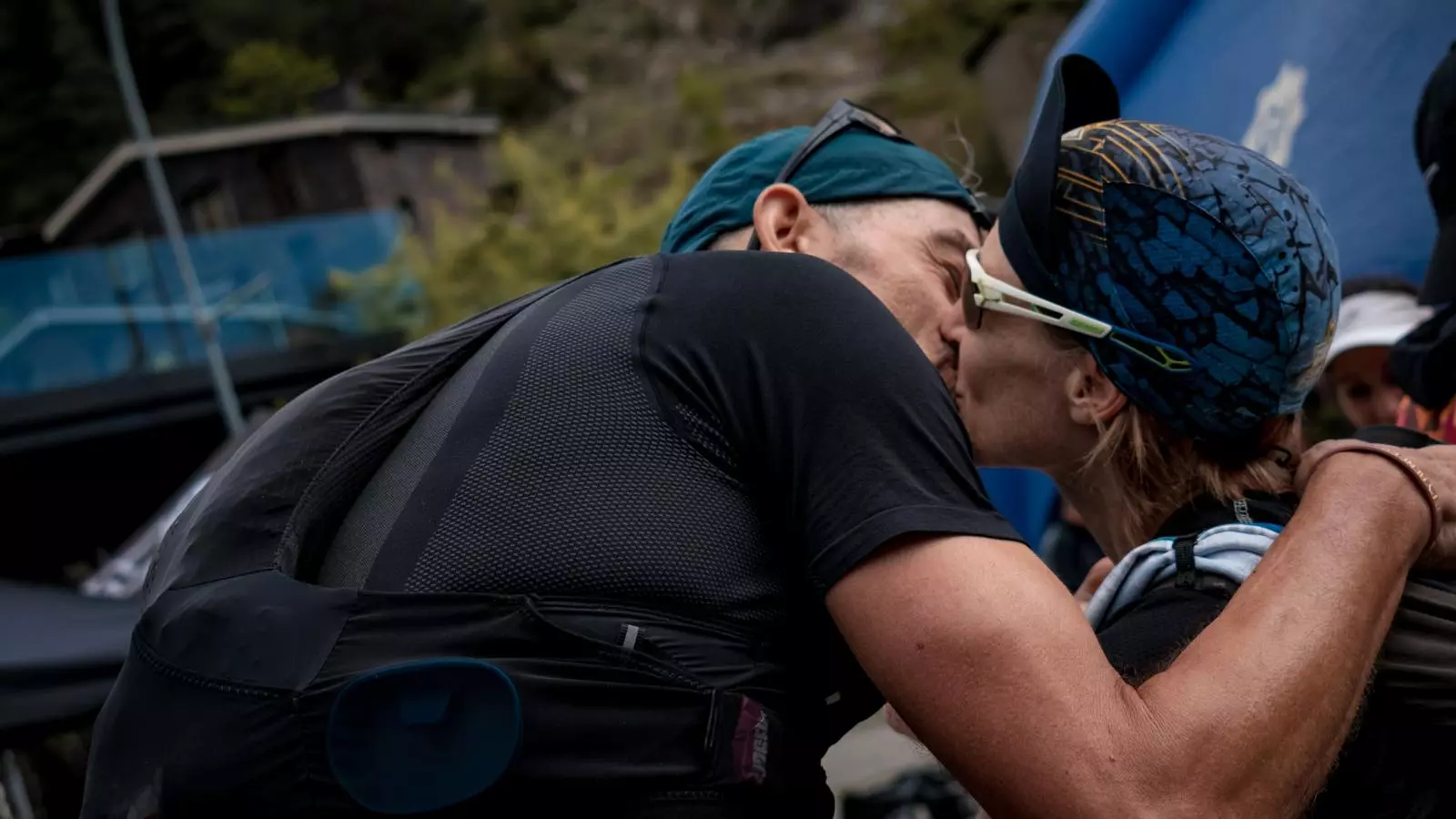 El Ferran i la Noelia en acabar els set dies de cursa de la Pyrenees Stage Run