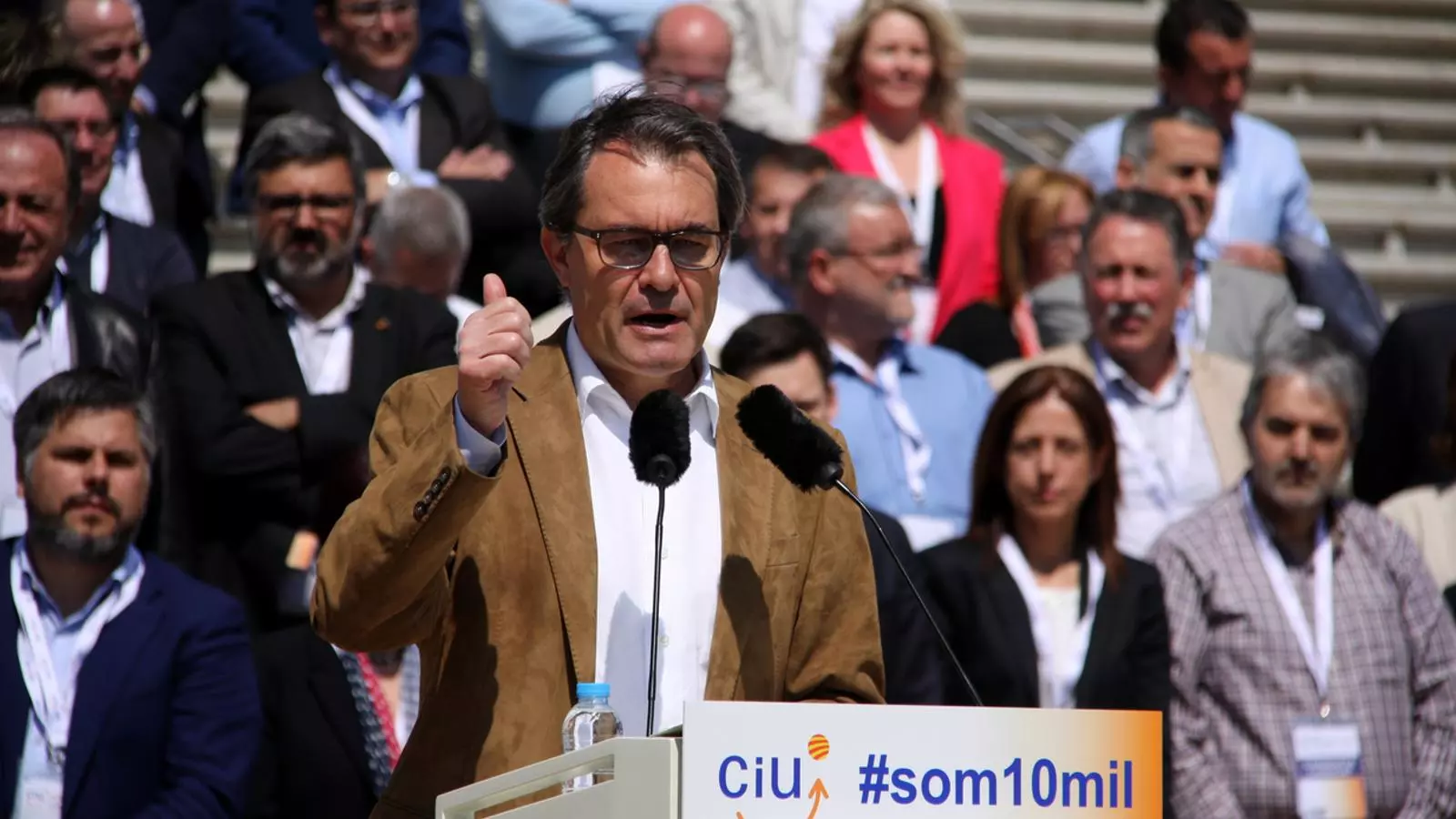 Artur Mas ha clos el consell nacional conjunt de CDC i Unió per ratificar les candidatures municipals / ACN