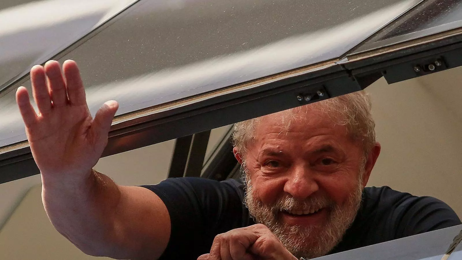 L’expresident del Brasil, Luiz Inácio Lula da Silva, abans d’entrar a la presó a l’abril.