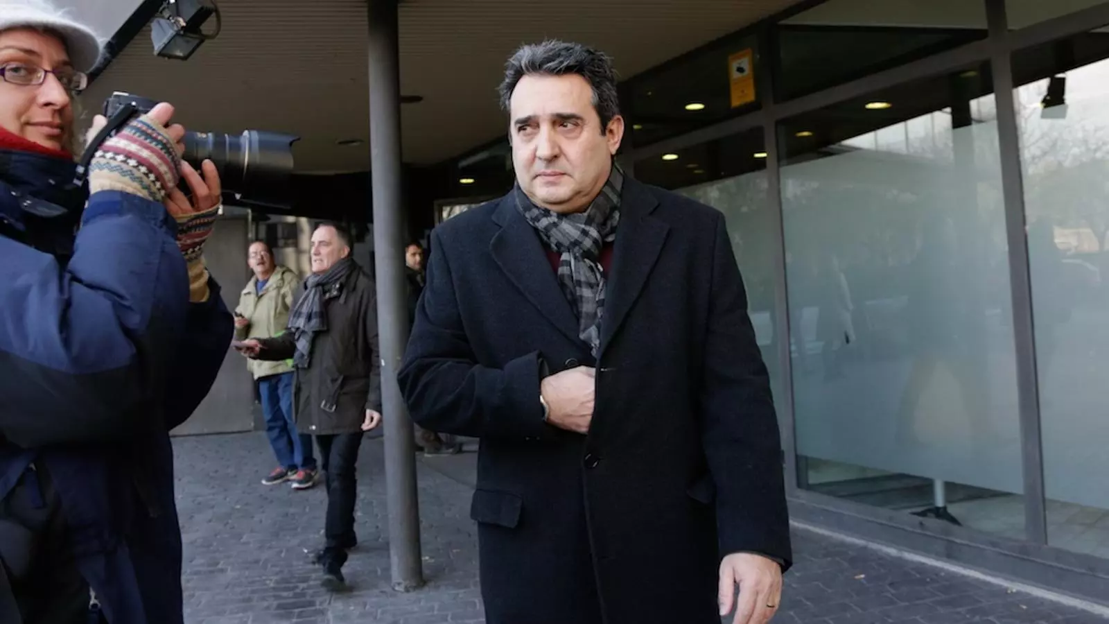 Manuel Bustos, a l'entrada dels jutjats de Sabadell / CRISTINA CALDERER