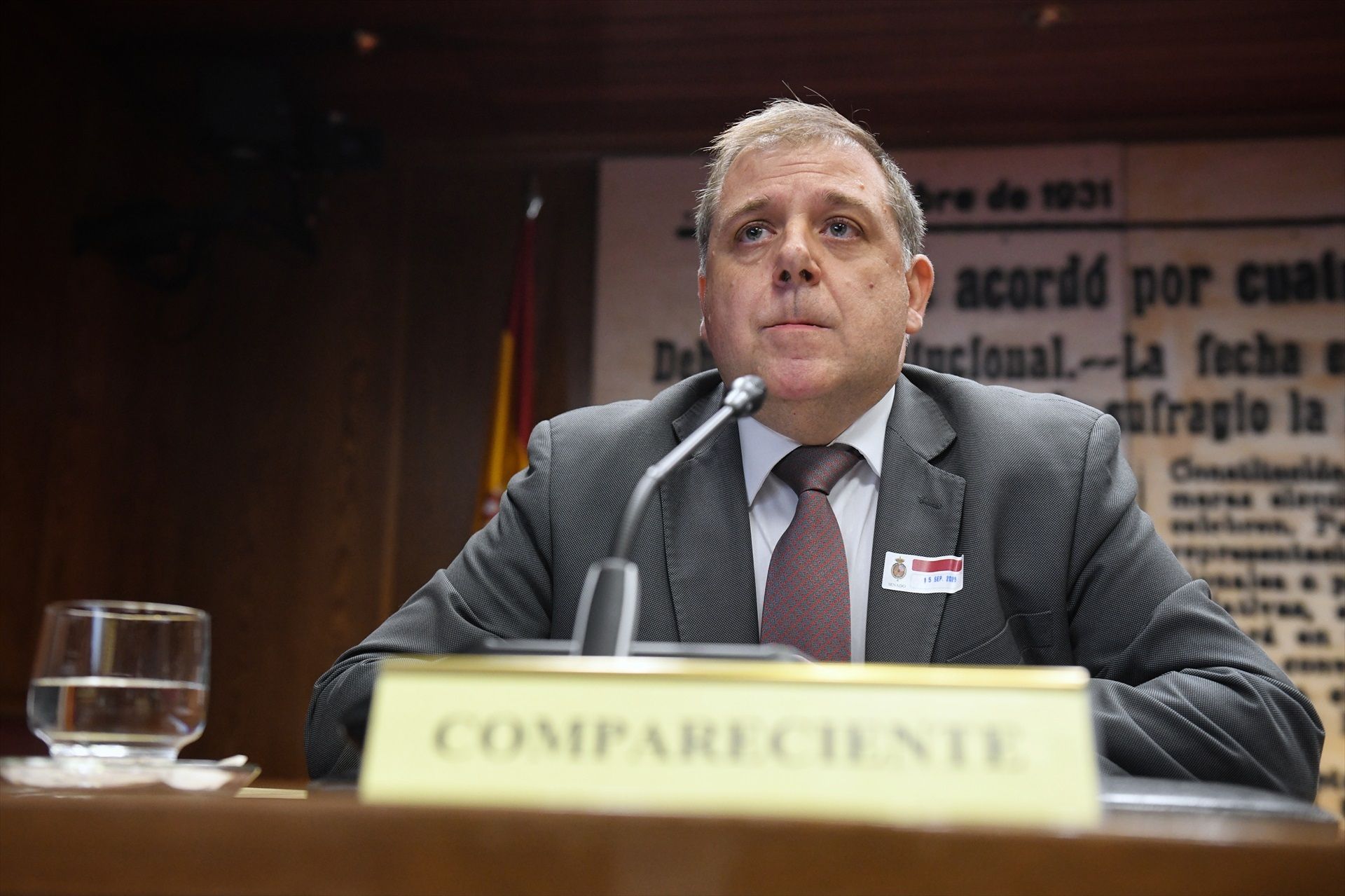 Juan Manuel Serrano compareix a la comissió d'investigació del cas Koldo del Senat el 15 de setembre del 2025