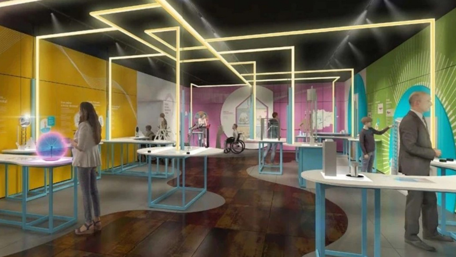 Render del nou espai expositiu.