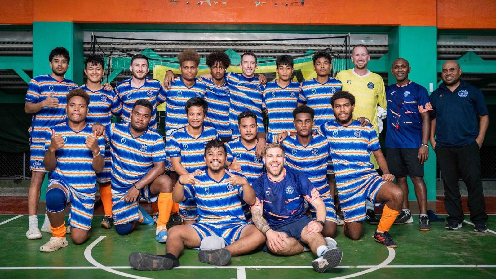 Team photo of the Marshall Islands national team.