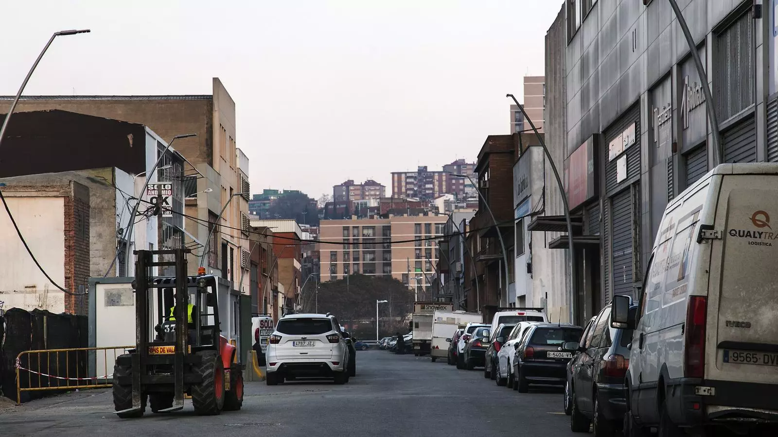 El polígon industrial de Montsolís, a la Verneda