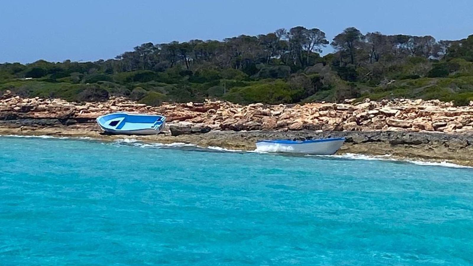 Pasteras abandonadas en el litoral sur de Mallorca