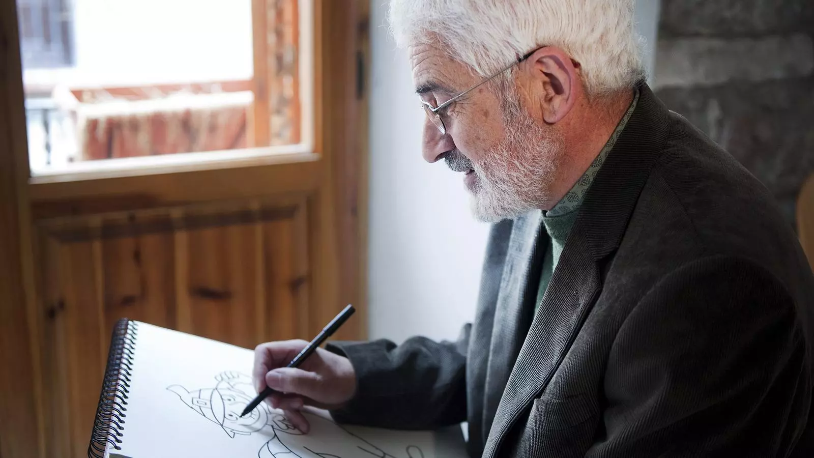 El dibujante Josep Lluís Martínez Picañol, conocido artísticamente como Picanyol,