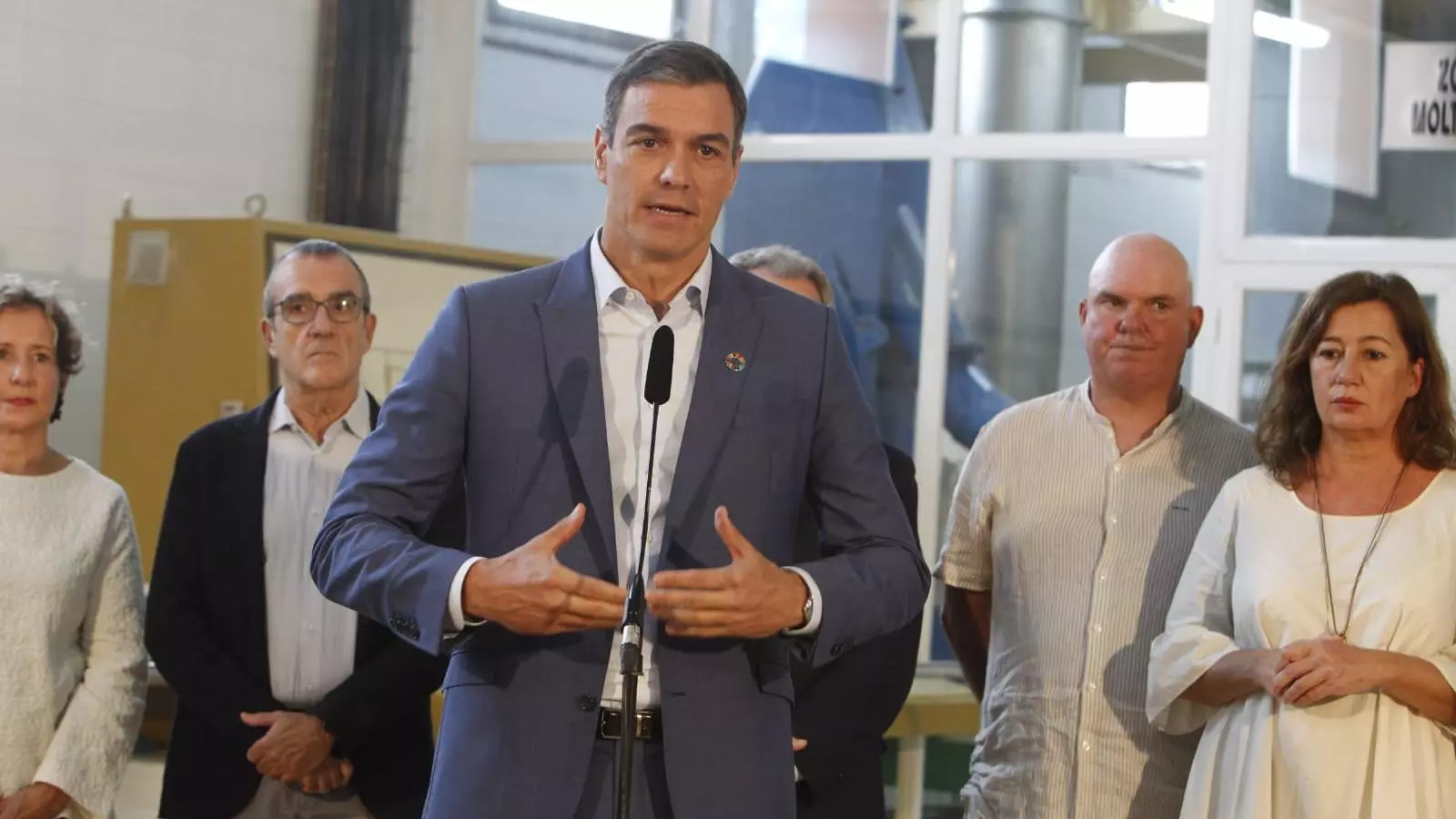 El president del govern espanyol, Pedro Sánchez, a Mallorca.
