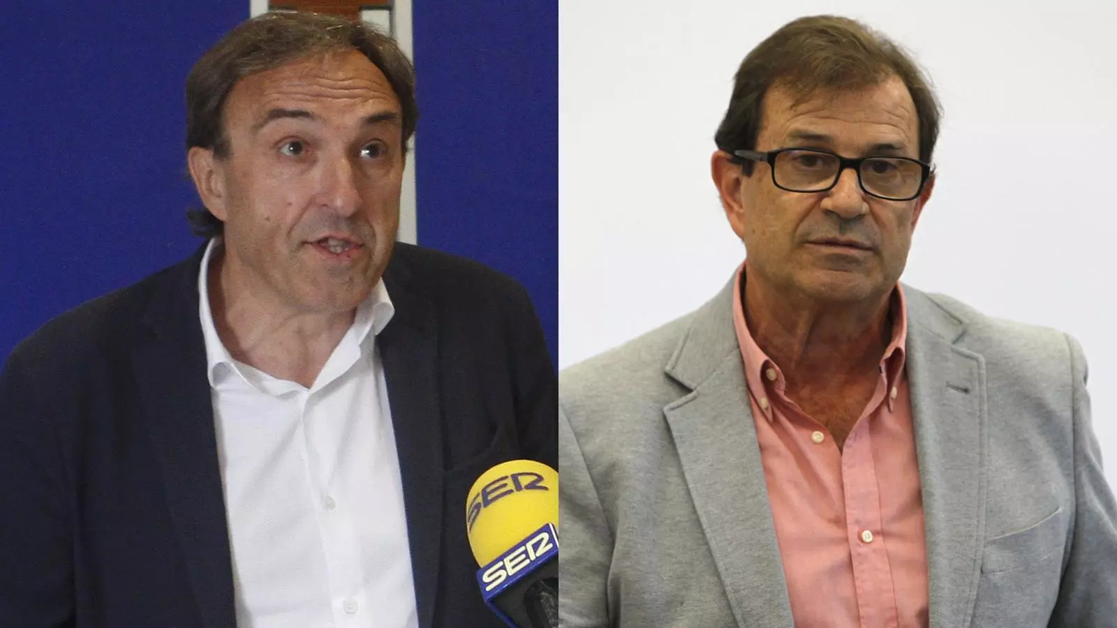Rafel Crespí i Llorenç Huguet, en la presentació de les seves candidatures