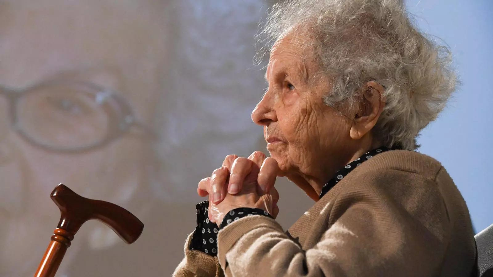 Teresa Juvé durant l'acte d'homenatge que li va fer la Fundació Pallach al Museu del Suro
