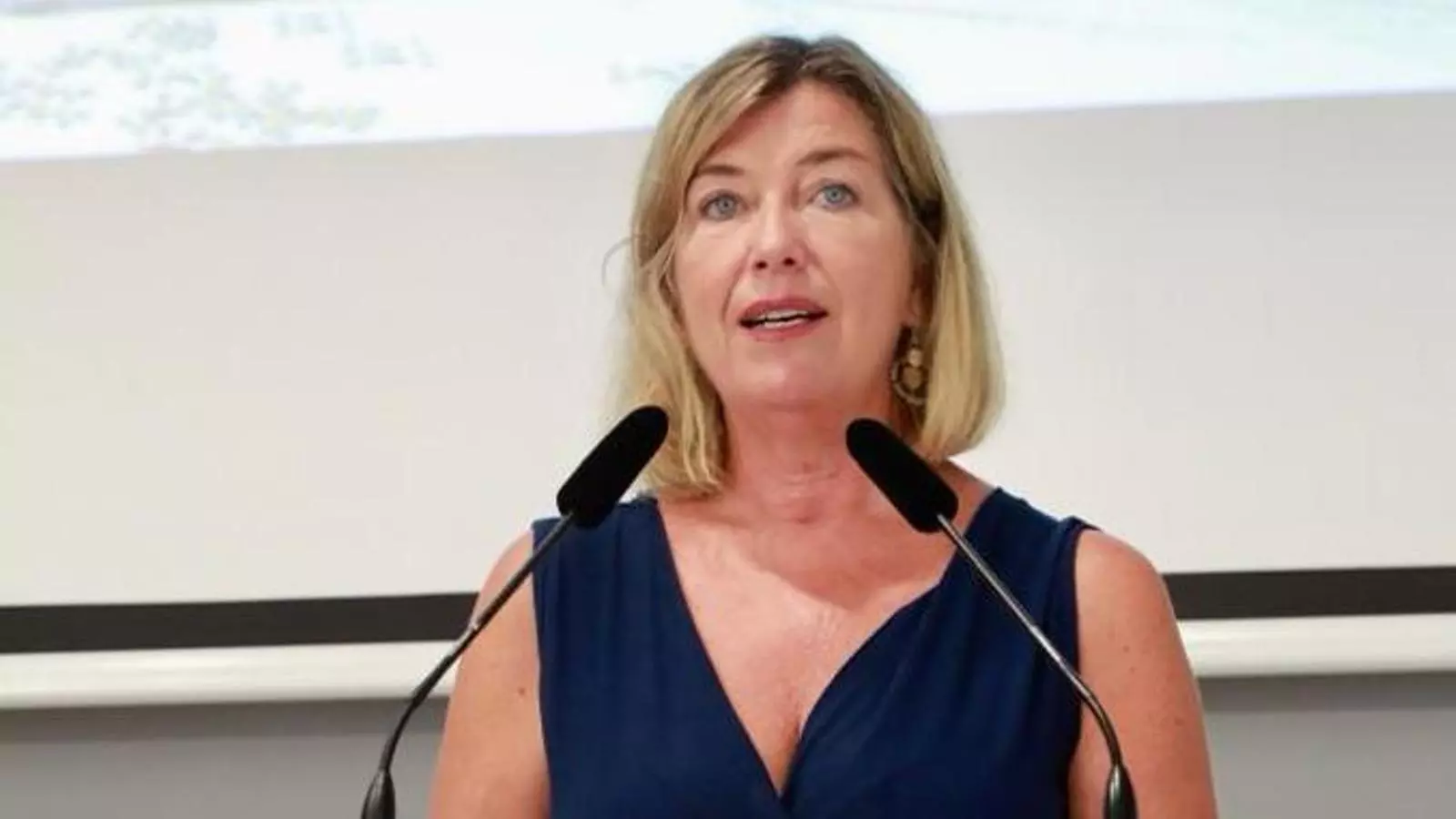 Patricia Gómez després del Consell de Govern.