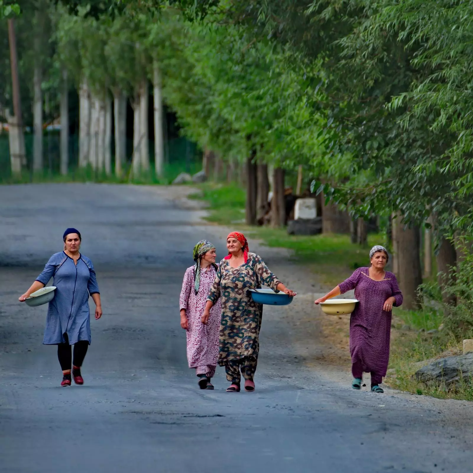 Mujeres en Tayikistán.