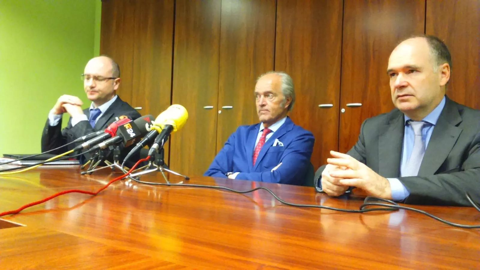 Gonzalo Ferre, president d'Adif avui a l'estació de Sants / A.S.