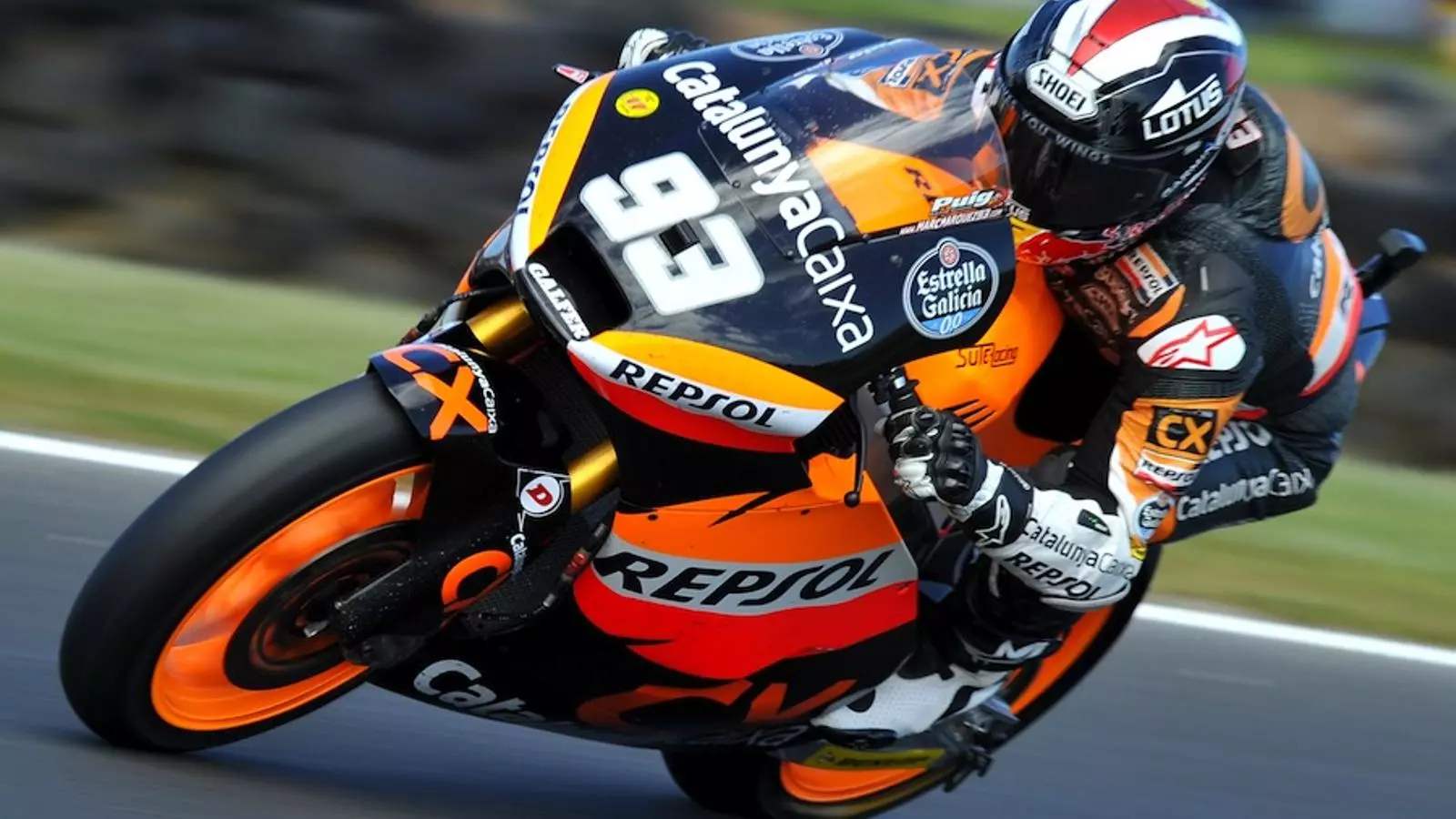 Marc Márquez, en un revolt del GP d'Austràlia