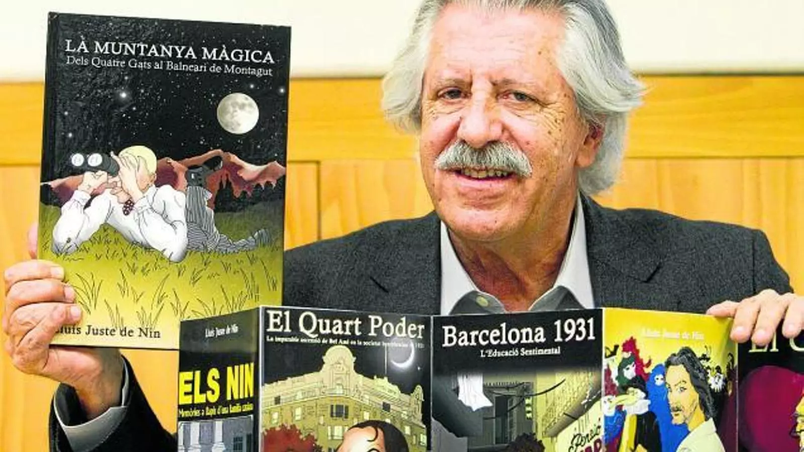 El dibuixant Lluís Juste de Nin en una imatge d'arxiu.