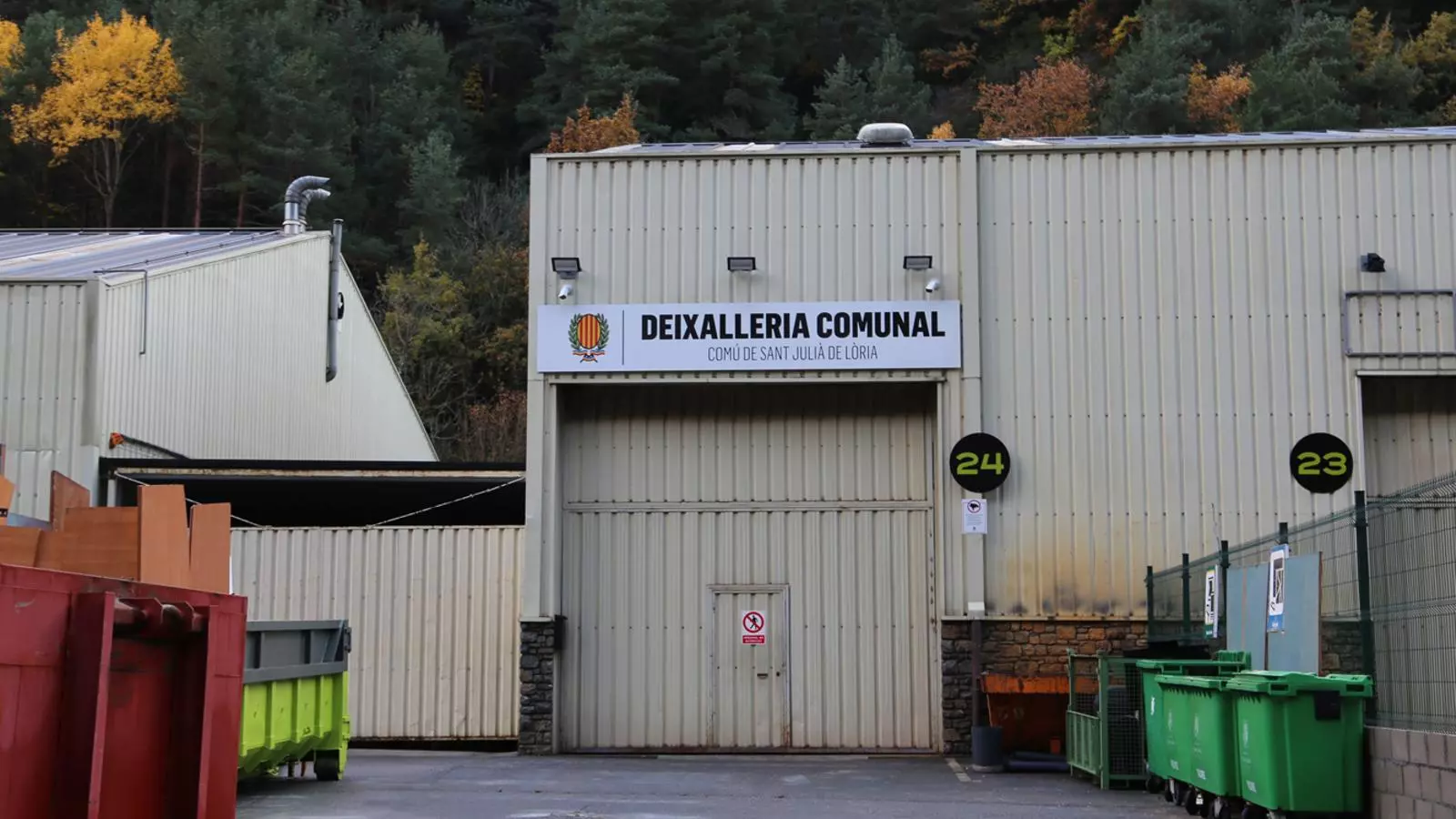 La nova deixalleria comunal de Sant Julià de Lòria. / COMÚ DE SANT JULIÀ DE LÒRIA