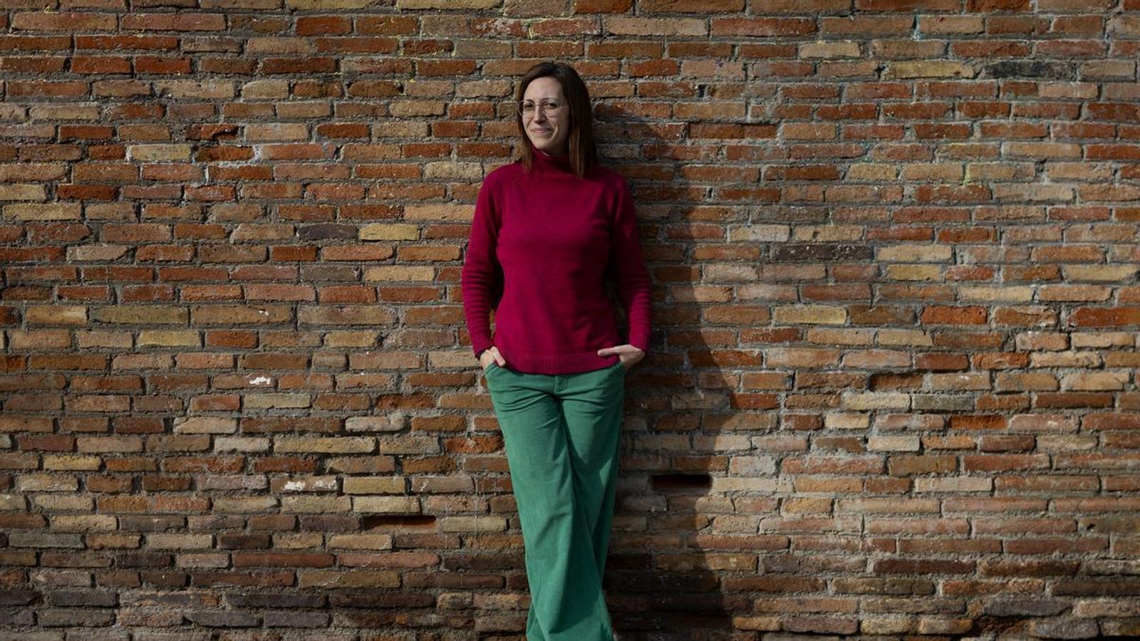 The writer Emma Zafón photographed in Barcelona