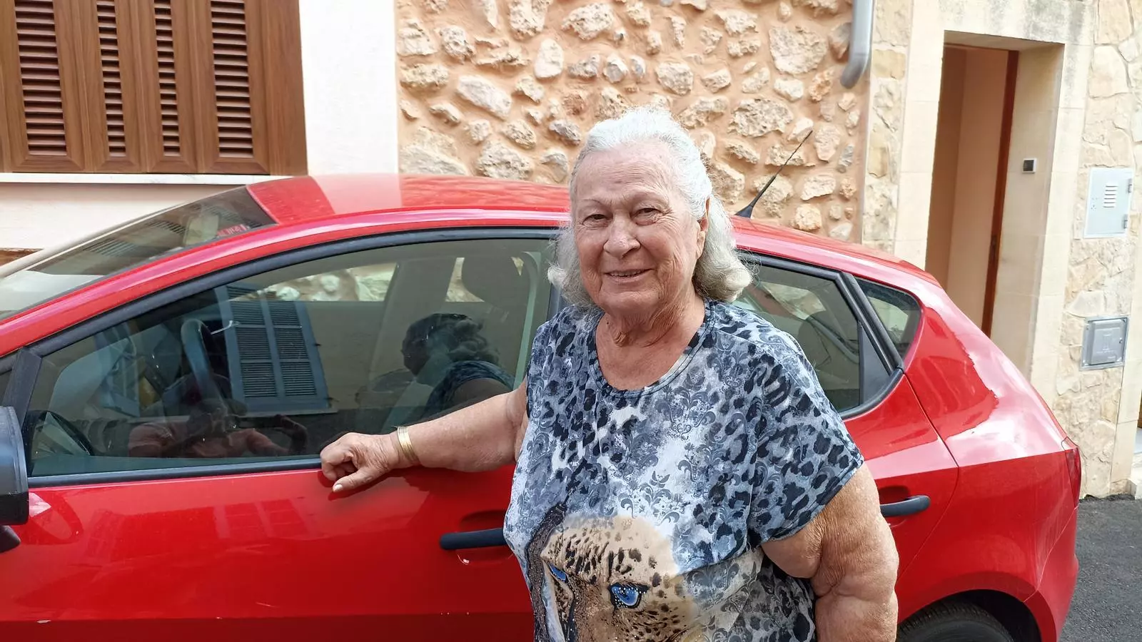 La campanetera Bel Cànaves també va fer de taxista.