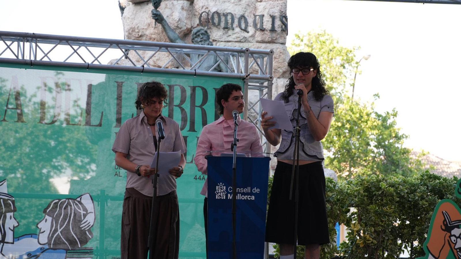 El pregó de Fades a la Fira del Llibre de Palma.
