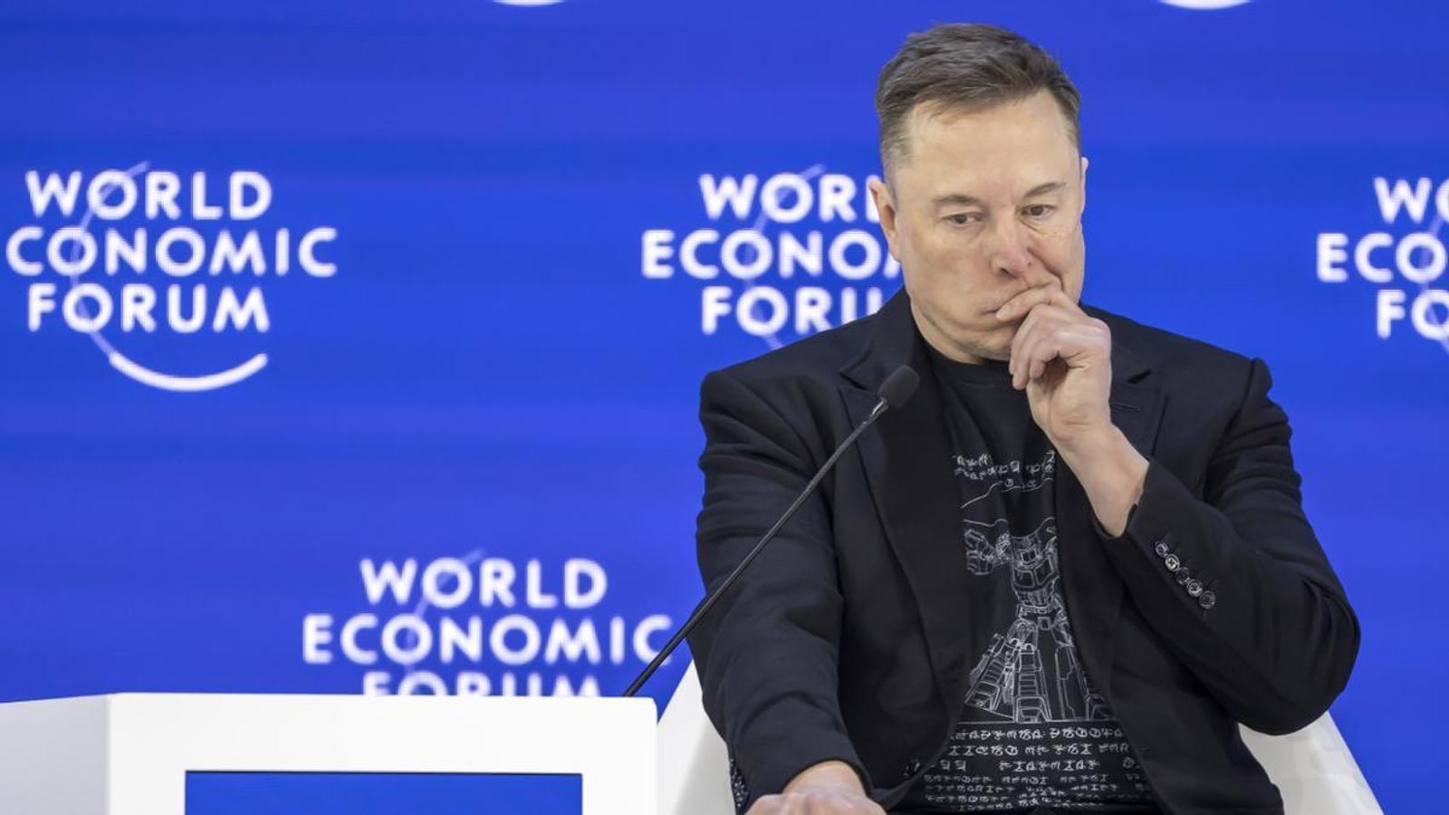 Elon Musk en el Foro Económico Mundial