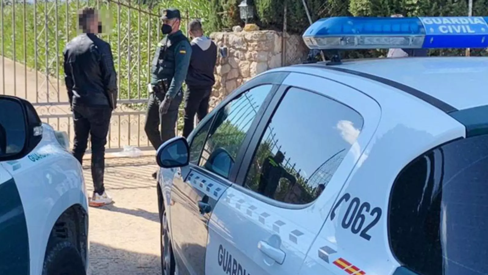 Imatge d'una de les actuacions de la Guàrdia Civil durant aquest cap de setmana.