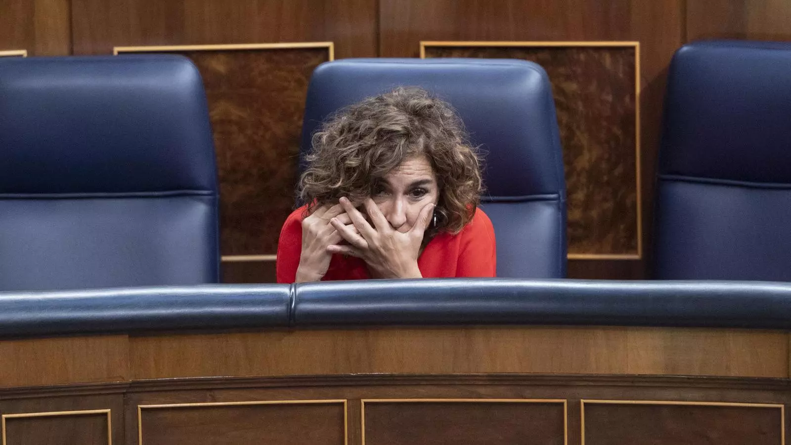 La ministra de Hacienda , María Jesús Montero, en una imagen reciente en el Congreso de los Diputados