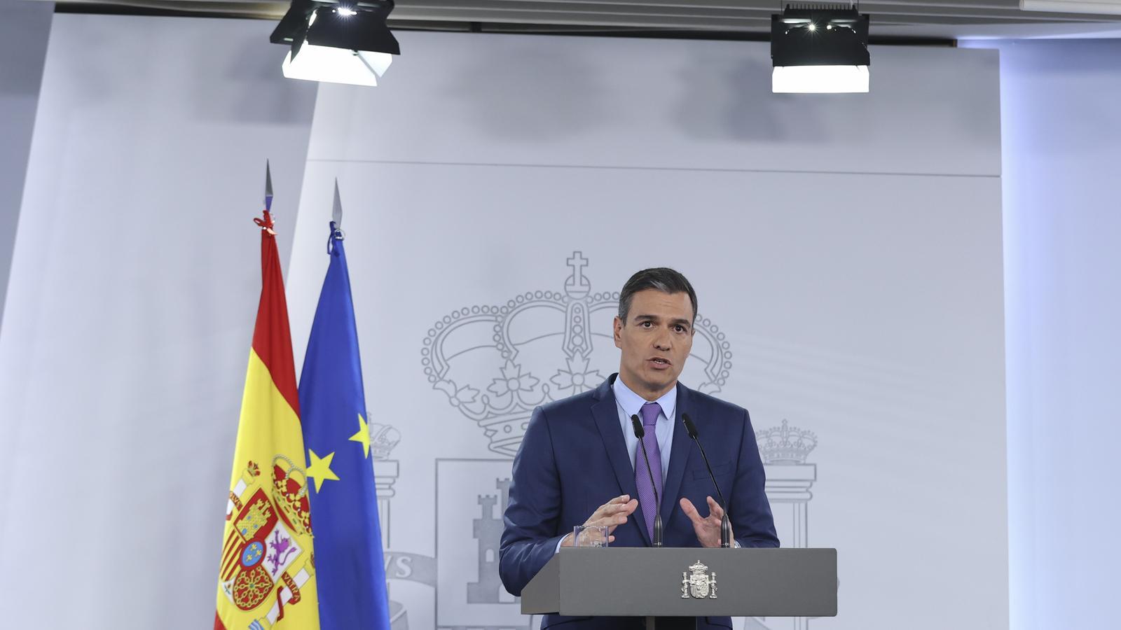 Pedro Sánchez aquest dissabte